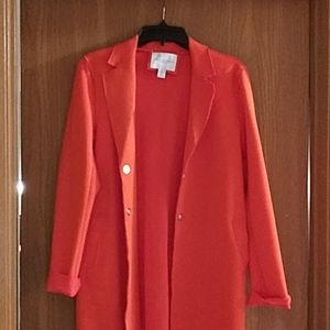 Long duster with snap closure